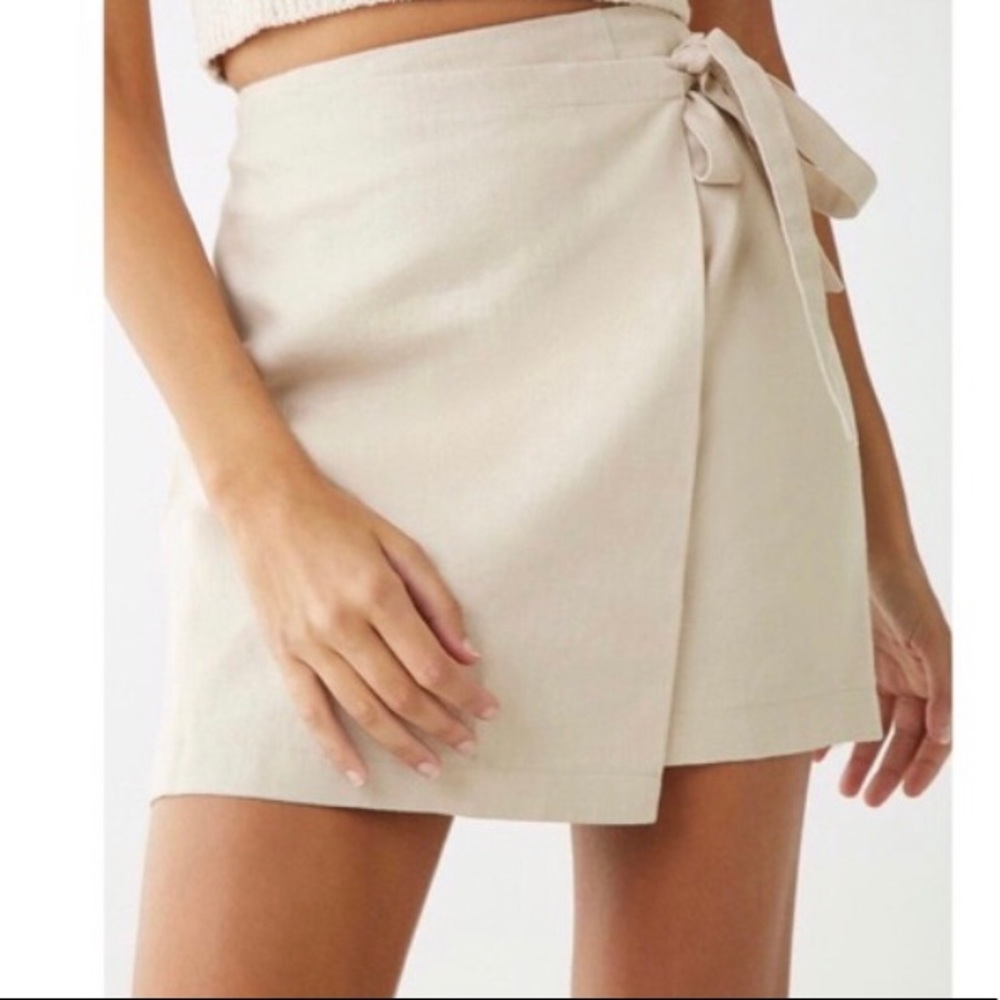 Khaki skort